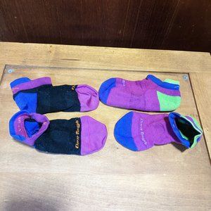 2 Pairs of Darn Tough Womens Ankle Socks - Size: Small